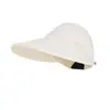 Chapéu de Sol de Verão, Fashion e Versátil, Pode Ser Pendurado com uma Máscara, Chapéu com Top Aberto para Mulheres, Viagem ao Ar Livre, Seda de Gelo, Aba Larga