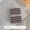 Popular Lindo Cuero PU para Mujer Portátil Plegable Metal Espejo de Maquillaje Estudiante Mini Portátil de Doble Cara Espejo Pequeño