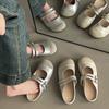 Sandalias Planas Antideslizantes de Punta Cerrada para Exteriores Estilo Verano 2025, Zapatos Mary Jane Versátiles de Patchwork Modernos y con Estilo para Mujer