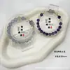 Pulseira de Ametista e Citrino Natural para Mulheres, Pulseira Pixiu de Cristal de Alta Qualidade, Presente para Namorada ou Melhor Amiga no Aniversário