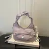 Bolso Trendy Dulce Estilo Coreano para Mujer, Color Sólido, Nuevo 2026 Moda Cadena Trendy Floral de Viaje Elegante Bandolera