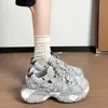 Super bonitos, super populares, tênis dad shoes de sola grossa, femininos, novo estilo 2026, outono, malha respirável, versáteis, esportivos, casuais, tênis da moda para mulheres