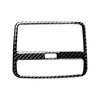 Adecuado para Audi A4/A5/B9 decoración superficial de salida de aire trasera de fibra de carbono control de coche accesorios de modificación interior pegatinas