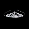 Faixa de Cabeça com Coroa Infantil, Acessório de Cabeça para Aniversário de Menina, Acessórios de Cabelo para Bebê, Coroa Pequena, Vestido de Dança com Cristais Dourados