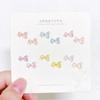 Internet celebridade moda ins estilo coreano Aurora resina arco unhas joias diy handmade mágica cor decoração de unhas