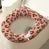 Almofada para Assento de Vaso Sanitário Doméstico Inverno Espessada Estilo Zíper Tampa de Assento de Vaso Sanitário Anel Quatro Estações Universal Fofo Tapete de Vaso Sanitário
