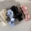 Presilha Banana Preta Estilo Francês com Toque de Luxo, Nova Presilha Tibia Coreana para Rabo de Cavalo Alto Acessório de Cabelo
