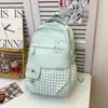 Mochila escolar para niñas de secundaria y primaria, versátil y simple, mochila para laptop de gran capacidad para ir al trabajo y viajes al aire libre