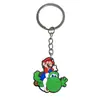 Mario Super Mario Llavero de PVC Lindo Colgante para Coche Accesorio para Mochila de Estudiante Llavero