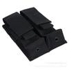 Bolsa Tática Molle Pequena Dupla 9mm Bolsa de Duas Partes Bolsa Acessório para Colete Esportivo ao Ar Livre Bolsa EDC Pequena para Lanterna