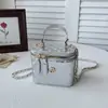 Estilo Coreano 2026 Nova Elegante Pequena Coco Estilo Corrente Bolinhas Moda Simples Versátil Ombro Único Transversal De Mão Caixa Bolsa