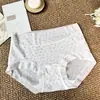 Calcinhas Femininas de Algodão Puro com Forro de Algodão, Sem Costura, Amigáveis à Pele, Estampadas, de Comprimento Estendido, com Sensação de Segunda Pele, Secagem Rápida, Leves, Não Apertam e Respiráveis, Feitas de Seda Gelada Doce