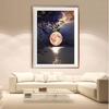 Paisaje clásico a la luz de la luna Pintura de diamante DlY Pintura al óleo digital Pintura decorativa para interiores Fuente de suministro de fabricante en stock