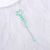 Novo Chaveiro de Coração com Contas DIY, Pingente Acessório de Chaveiro de Metal em Forma de Coração com Contas, Em Estoque para Atacado