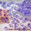 Venta al por mayor de cuentas de cristal con forma de copo de nieve de 10x12 mm con agujeros horizontales para pulseras y collares hechos a mano para DIY