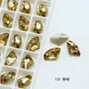Pedras de Strass para Unhas Dongzhou Cristal em Formato de Machado 9x14 Strass de Vidro de Alta Qualidade, Strass de Formato Irregular, Decorações para Nail Art, Strass Dongzhou em Formato de Machado