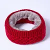 Calentador de Cuello Tejido a Prueba de Frío para Exteriores, Protección Térmica para el Cuello de Invierno para Hombres y Mujeres, Gorro de Lana de Color Sólido, Cuellera Larga de Felpa Engrosada para Parejas para Mujeres