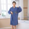 Bata de baño transfronteriza Daifa Camisón para hombres y mujeres 2024 Nuevo Absorbente de agua Uso doméstico Toalla de baño Pareja Pijama de manga larga
