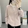 Nuevo abrigo de forro polar para otoño e invierno, abrigo de forro polar polar, suéter grueso con cuello alto, top cálido con forro de forro polar para exteriores