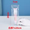 Soporte Envío Directo Bolsa Ziplock de PVC Transparente Engrosado Joyería Aretes Boca Plana Embalaje Almacenamiento Sellado Bolsa de Joyería
