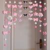 Kulomi Yugui Perro Nubes Planeta Amor hellokitty Decoración de Habitación Cortina de Puerta Cortina Divisoria Colgante