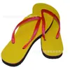 Fabricante Personalizado Antideslizante Caucho Pe Espuma Compuesta Espiga Chanclas de Playa Clip Negro Chanclas de Espiga Amarillas de Pe