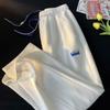 Pantalones casuales sueltos nuevos de 2023, pantalones de estilo coreano a la moda para hombre, pantalones a juego de verano, pantalones de fregona de pierna ancha y finos.