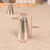 Bico de confeitar Maifu D63# 12 dentes creme aço inoxidável 304 ferramenta DIY para assar bolo grande