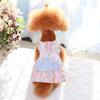 Nuevo vestido de verano para perros, falda, vestido para mascotas, ropa para gatos, peluche de verano para perros pequeños, fino