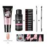 AliExpress Amazon Explosões Polygel Nail Art Secagem Rápida Cola de Fototerapia Cola para Extensão Multicor Conjunto de 15ml