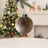 Bolas de Natal Envoltas em Tecido de Comércio Exterior Mais Vendidas para Decoração de Interiores Enfeites de Árvore de Natal DIY Bolas de Natal de Tecido em Estoque