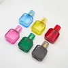 Garrafas Dispensadoras de Perfume de Vidro para Venda por Atacado em Estoque, Mini Frascos de Spray de Perfume Coloridos Selados Portáteis Simples Estilo Ins