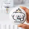 Cerâmica Desenho de Linha Cartoon Filhote de Cachorro Lavatório Pia de Banheiro Rolha de Dreno Criativa Tampa de Dreno Pop-Up