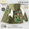 Chamarra de Minecraft, mercancía del juego, elegante chamarra cortavientos nueva de otoño e invierno para niños, adecuada para niños mayores