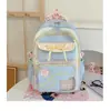 Mochila escolar nueva y linda, estilo japonés, moderna, para niñas, con múltiples compartimentos, diseño casual y gran capacidad