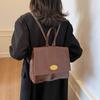 Bolso de Gran Capacidad para Mujer 2024 Nueva Mochila Retro a la Moda Portátil de Alta Gama para Salir