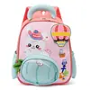 Mochila Escolar Desenho Animado Fofo Meninos Meninas Infantil Grande Capacidade Versátil Estampada Moda Jardim de Infância Bolsa de Ombro Duplo