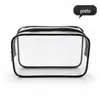 Bolsa de Cosméticos de PVC Multicor, Grande Capacidade, Conveniente para Viagem, Necessaire Transparente, Bolsa de Cosméticos, Pronta para Atacado