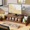 Soporte elevador para ordenador de escritorio, soporte para monitor de oficina, marco de soporte, estante de escritorio, estante de almacenamiento de escritorio