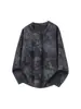 Moletom Redondo da Moda, Novo, para Homens e Mulheres, Estilo Outono e Inverno, Blusa Pulôver Solta de Marca da Moda, Roupa Casual de Manga Longa para Casal