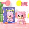 Compatible con Bloques de Construcción de Micropartículas Lego Linda Muñeca de Dibujos Animados Educativo para Niños Ensamblaje Adornos Colgantes de Escritorio Juguete