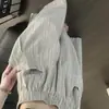 Calça de Pijama Listrada Estilo Japonês para Mulheres, Calça Longa, Fina para Outono, Tamanho Plus, Solta de Perna Larga, Para Caminhar, Calça Casual para Casa, Pode Ser Usada Fora