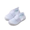 Zapatos de red para niños pequeños Nanlu para niños y niñas, color sólido, huecos, casuales, transpirables, de velcro, zapatos de interior para jardín de infancia, fabricantes, venta al por mayor