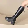 Estilo Guochao Estética Oriental Retrô Charme Artístico Botas Femininas 2024 Sapatos Femininos Mais Vendidos Temperamento Moderno Moda Versátil