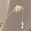 Vintage De Madeira Hairpin Estilo Antigo Simples Bola De Cabelo Headwear Sentido Fada Cabelo Disco Headwear Elegante Hanfu Grampo De Cabelo