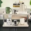 Novo Suporte para Armazenamento de Copos Copo de Água Armazenamento para Casa e Escritório Luxo Leve Mesa de Jantar Xícara de Café Caneca Xícara de Chá Porta-Copos