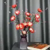 Flores de rododendro artificiales transfronterizas, flores de mariposa rosas multicolores vintage, flores artificiales para decoración de sala de estar en casa, arreglos de flores artificiales al por mayor