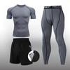 Em stock cross-border COMBAT PRO meias-calças terno masculino basquete de secagem rápida roupas manga comprida corrida treinamento esportes elástico alto