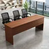 Conjunto de mesa retangular longa modular para conferências e cadeiras para estudo em casa e uso em escritório, mesa e cadeira simples para escritório comercial
