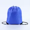 Bolsa com Cordão de Poliéster para Fitness Mochila Simples Portátil com Cordão de Ombro Duplo Bolsa para Armazenamento de Viagem de Grande Capacidade para Uso Doméstico de Futebol